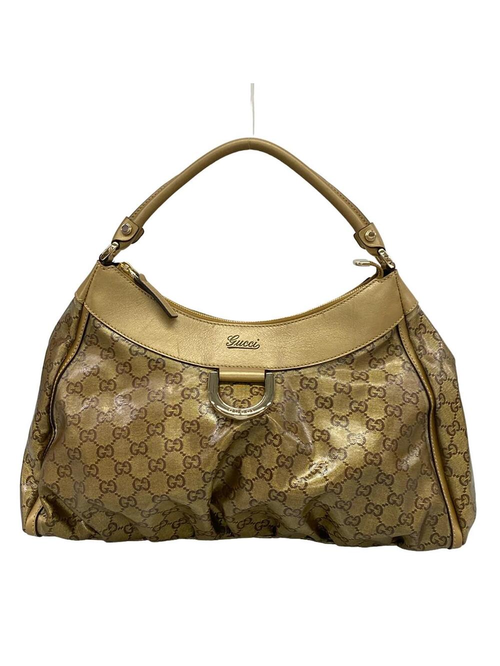 Gucci Abbey Gold Dark Brown Coated #373528G79B